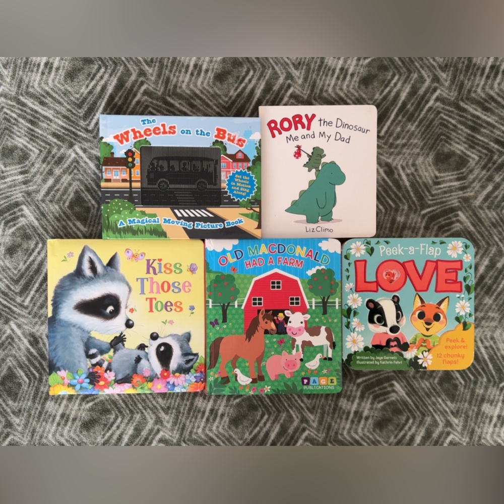 Children's Book Set with Colorful Covers
